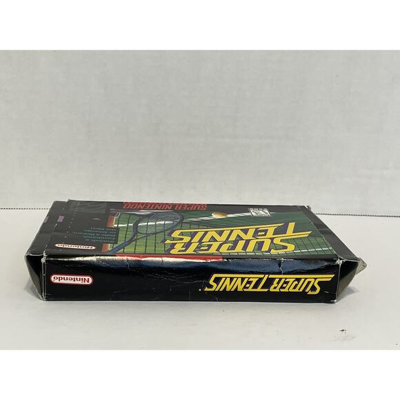 Super Tennis SNES Complete in Box CIB Tested Authentic (Box Wear) - Picture 7 of 12